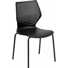 Designer Black Stack Chair
